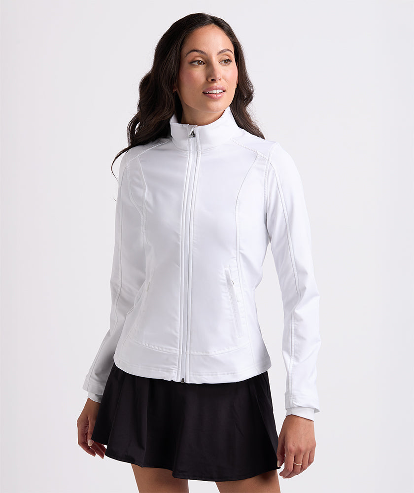 Outdoor Ventures Women's Softshell Jacket with Removable Hood Fleece Outdoor Ventures Women's Softshell Jacket with Removable Hood Fleece