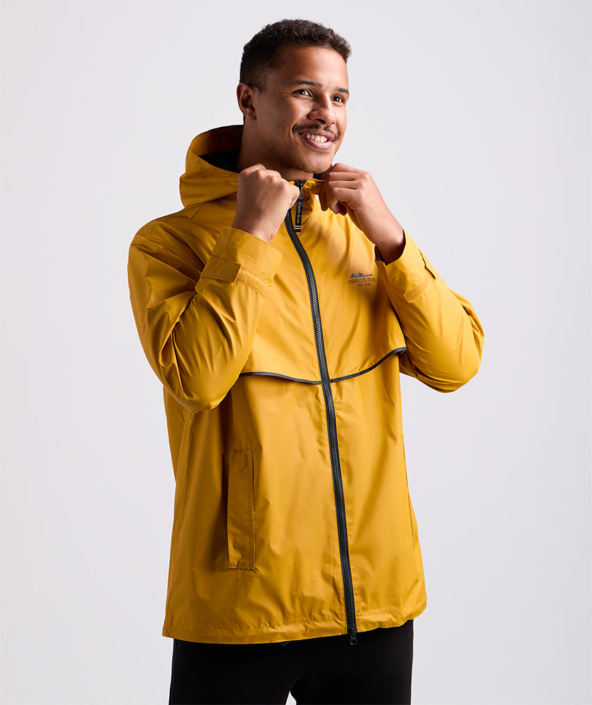New Englander Yellow Rain Jacket: Men's Waterproof Outerwear