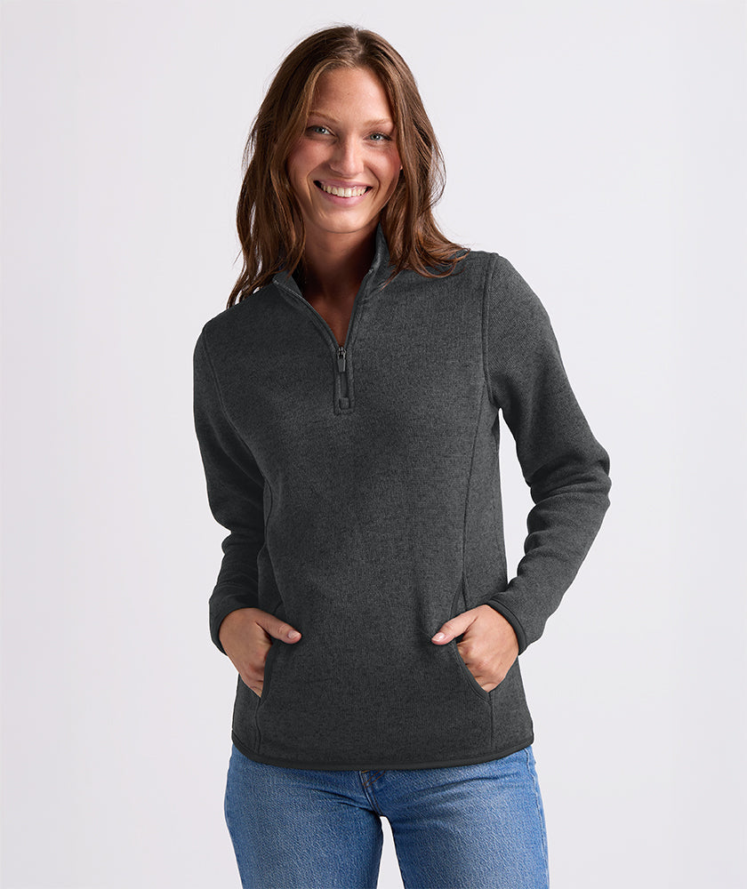Women's Heathered Fleece Pullover