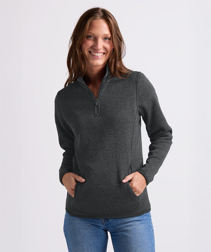 Women's Heathered Fleece Pullover