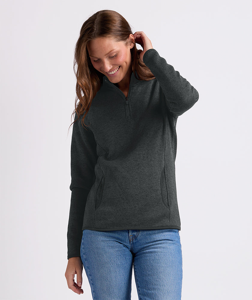 Women's Heathered Fleece Pullover