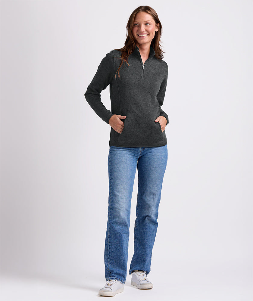 Women's Heathered Fleece Pullover