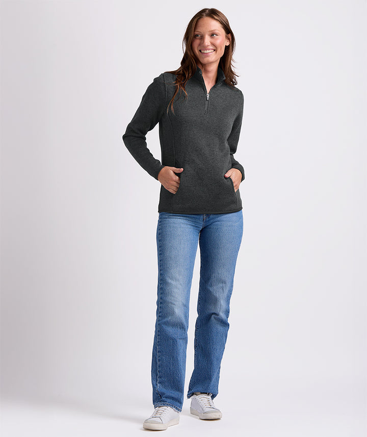 Women's Heathered Fleece Pullover