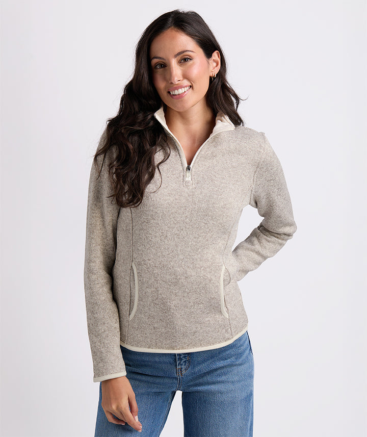 Women's Heathered Fleece Pullover