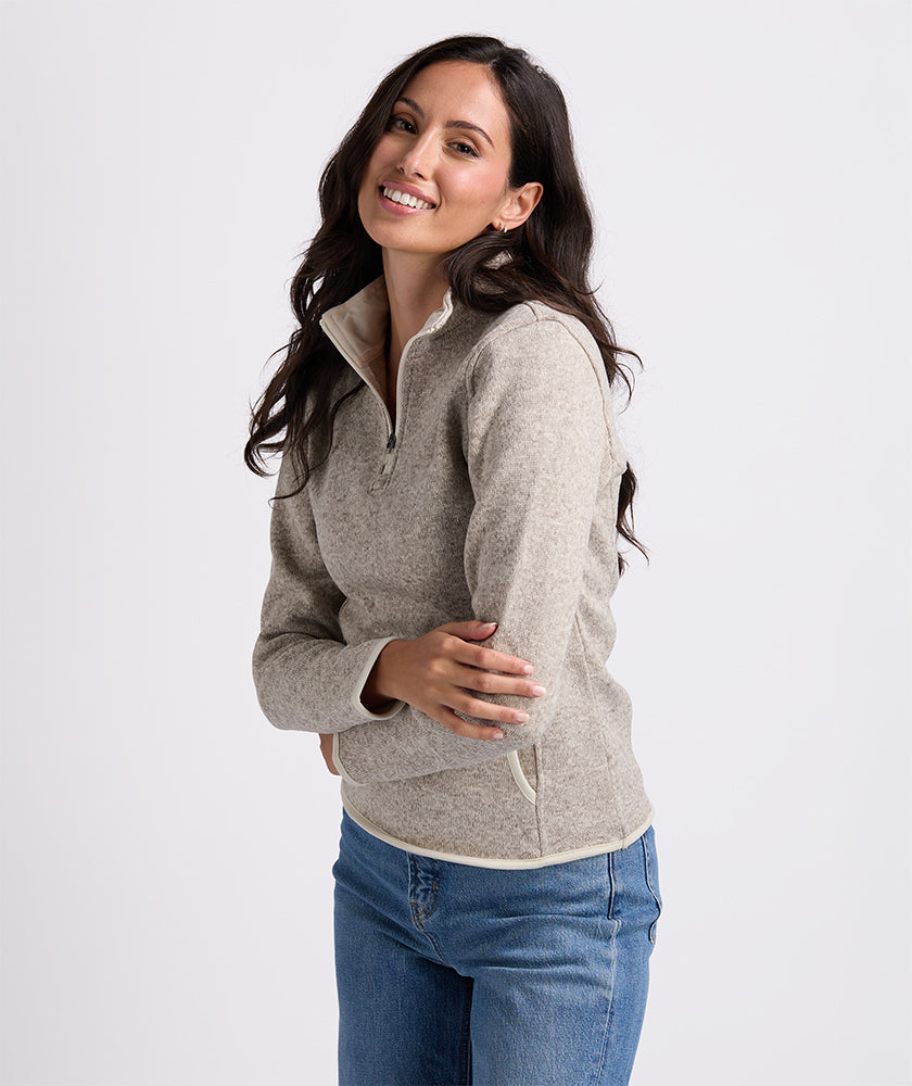Women's Heathered Fleece Pullover