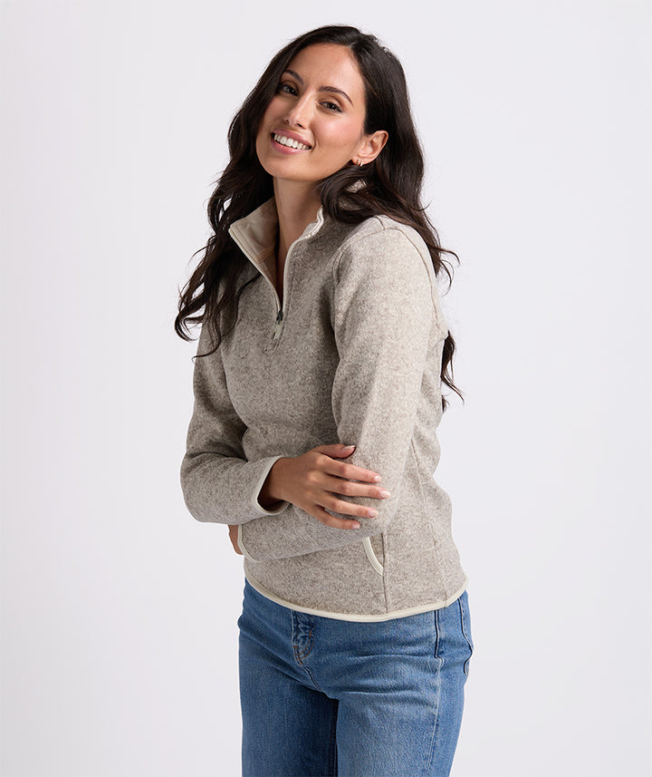 Women's Heathered Fleece Pullover