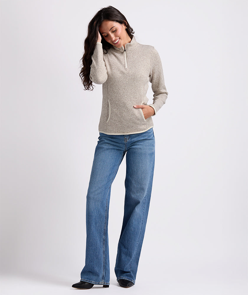 Women's Heathered Fleece Pullover