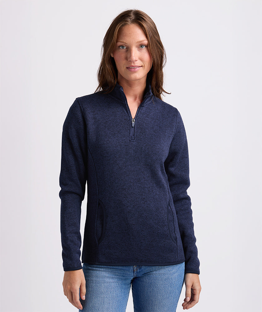 Women's Heathered Fleece Pullover