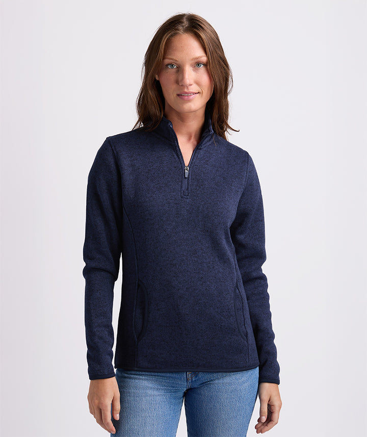 Women's Heathered Fleece Pullover
