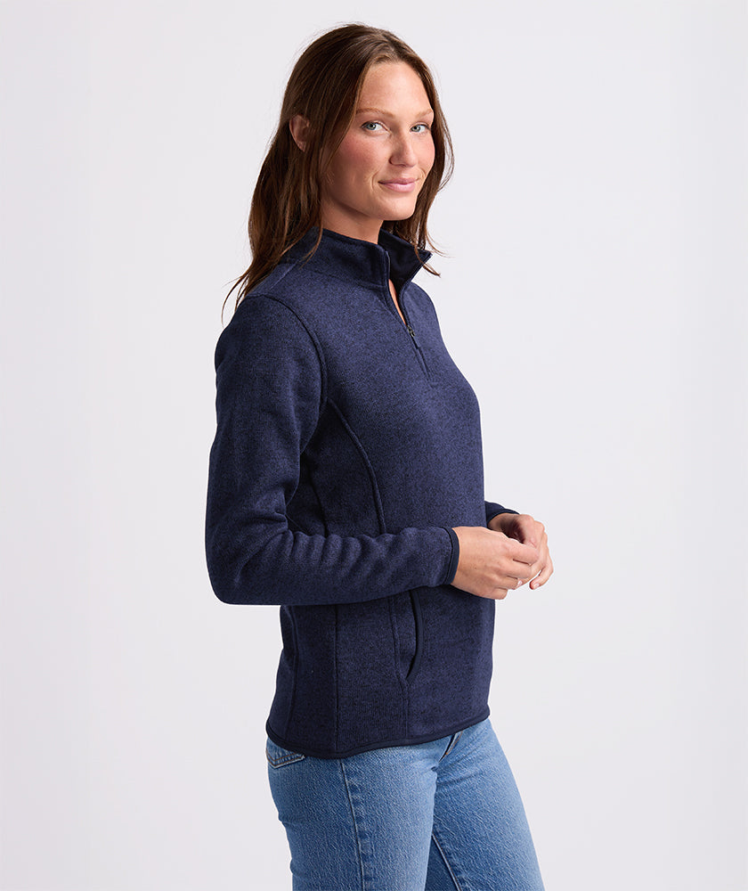 Women's Heathered Fleece Pullover