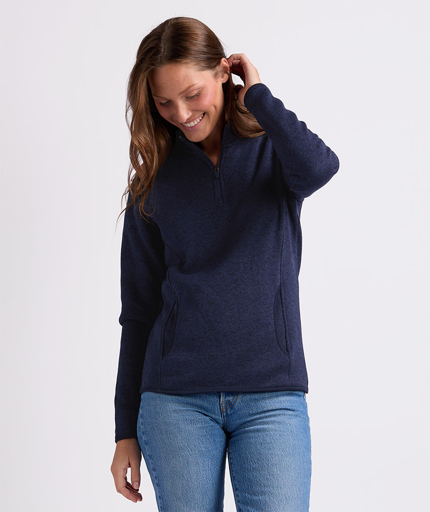 Women's Heathered Fleece Pullover