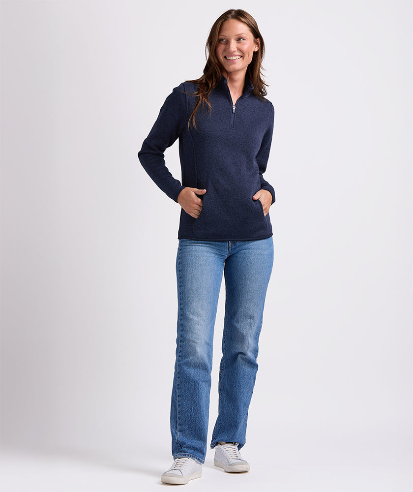 Women's Heathered Fleece Pullover