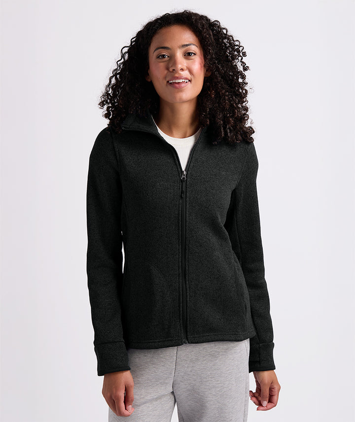 Women's Heathered Fleece Jacket