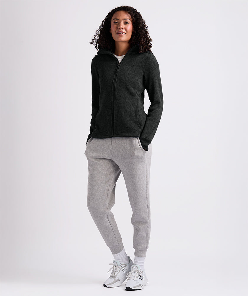 Women's Heathered Fleece Jacket