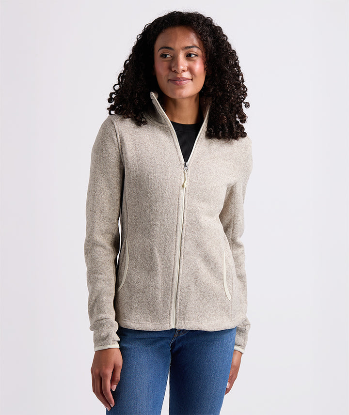 Women's Heathered Fleece Jacket