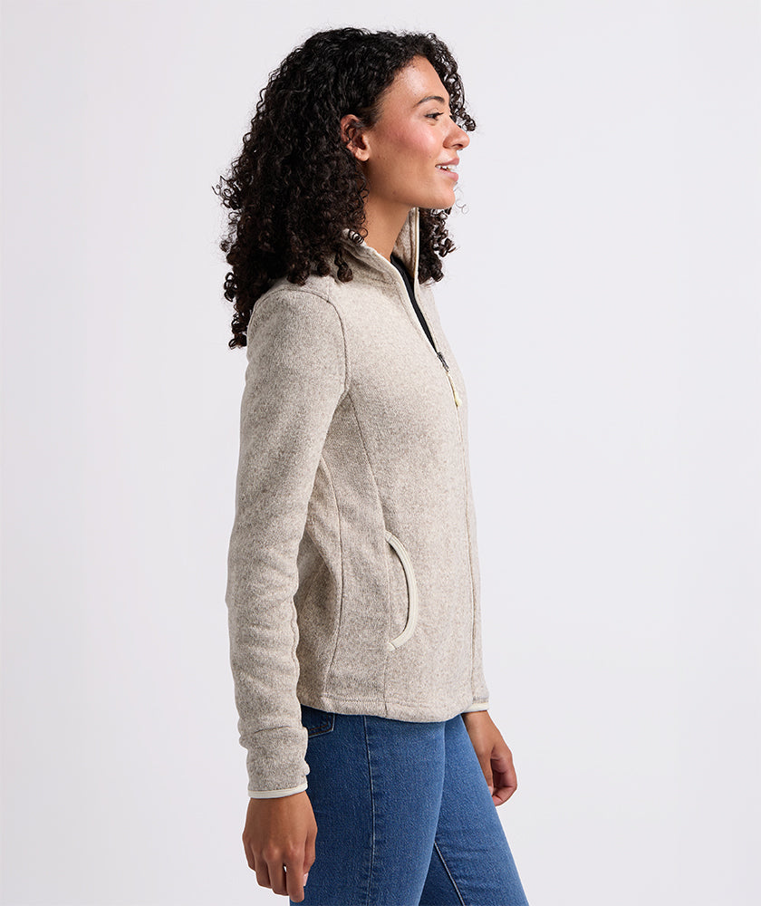 Women's Heathered Fleece Jacket