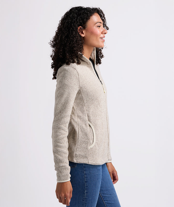 Women's Heathered Fleece Jacket