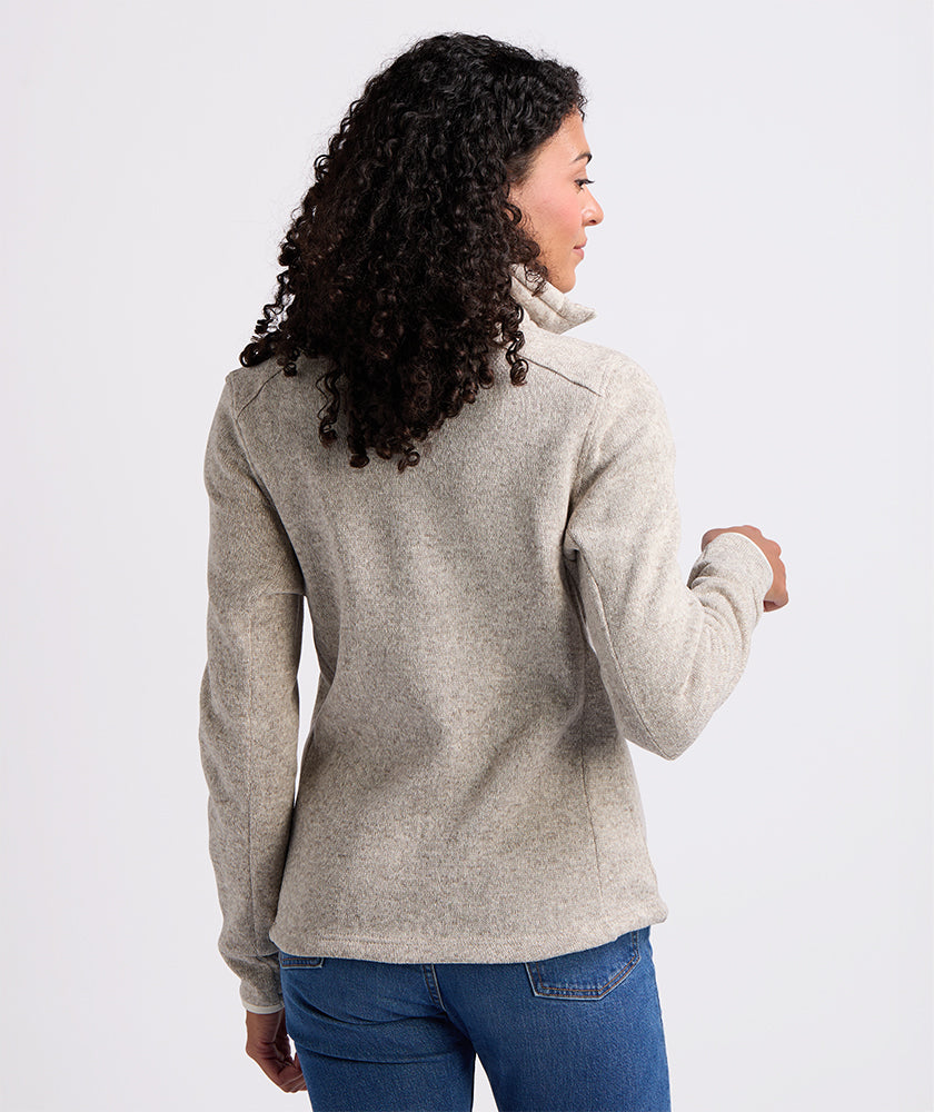 Women's Heathered Fleece Jacket