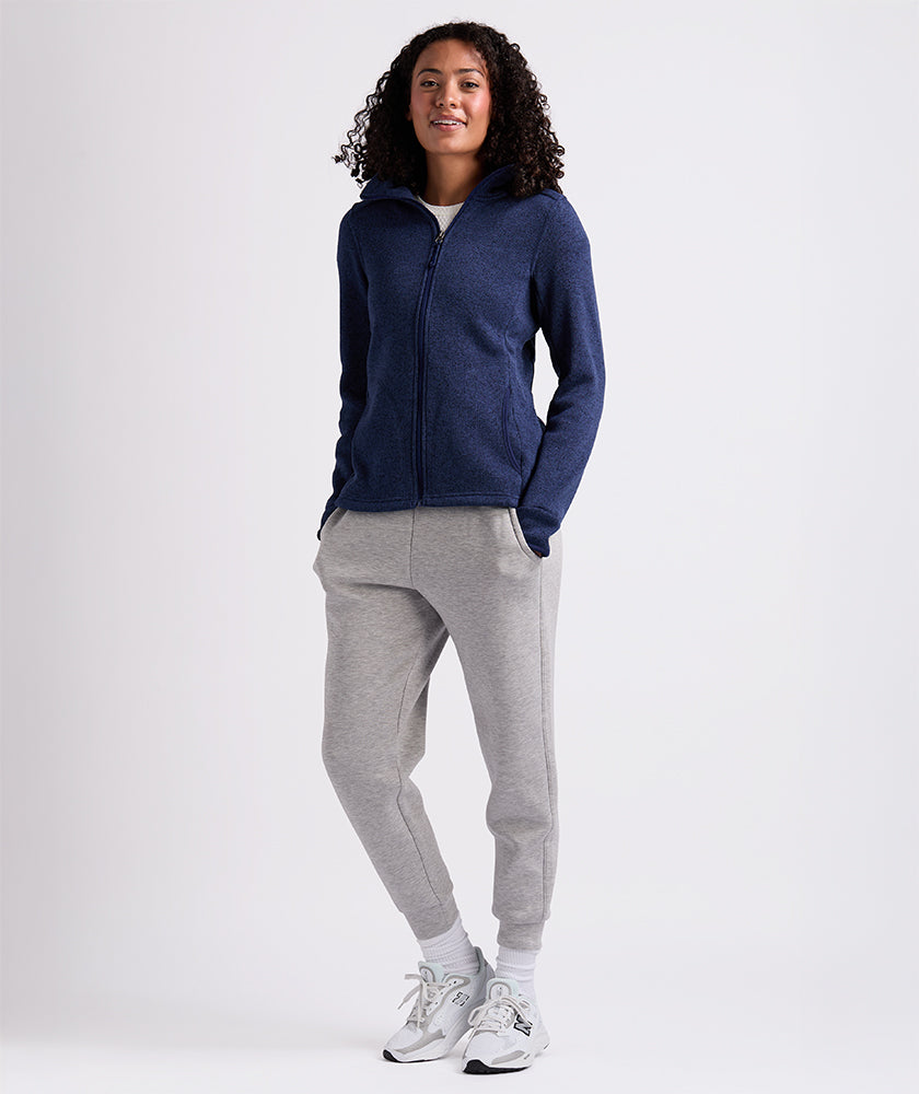 Women's Heathered Fleece Jacket