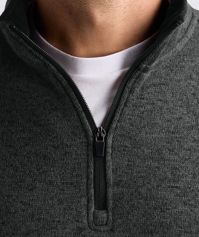 Men's Heathered Fleece Pullover