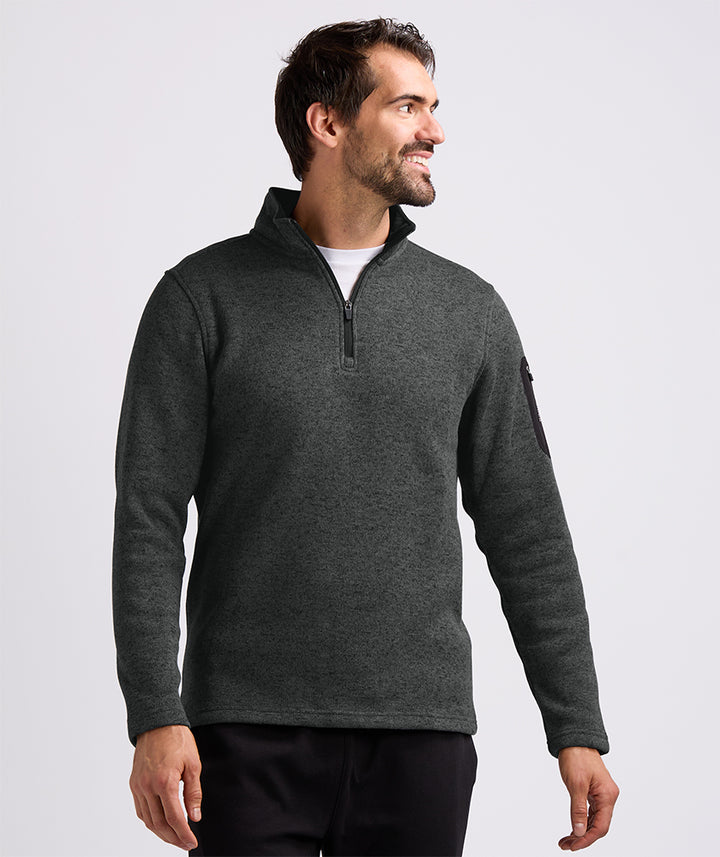 Men's Heathered Fleece Pullover