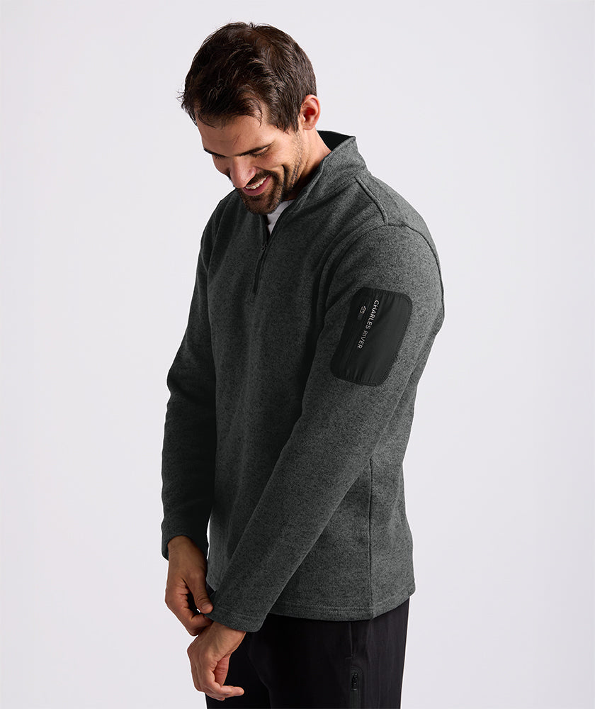 Men's Heathered Fleece Pullover