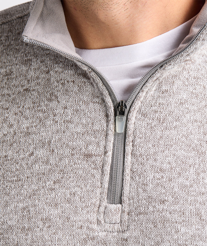 Men's Heathered Fleece Pullover