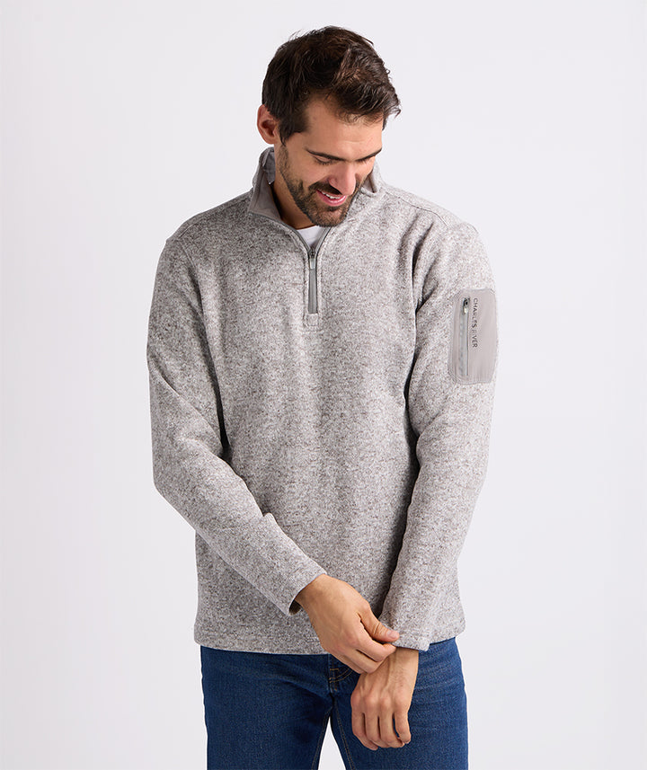 Men's Heathered Fleece Pullover