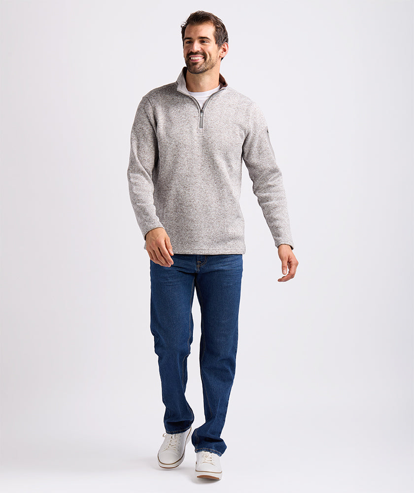 Men's Heathered Fleece Pullover