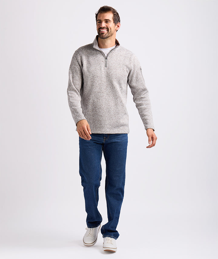 Men's Heathered Fleece Pullover
