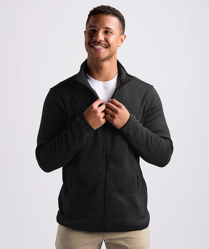 Men's Heathered Fleece Jacket