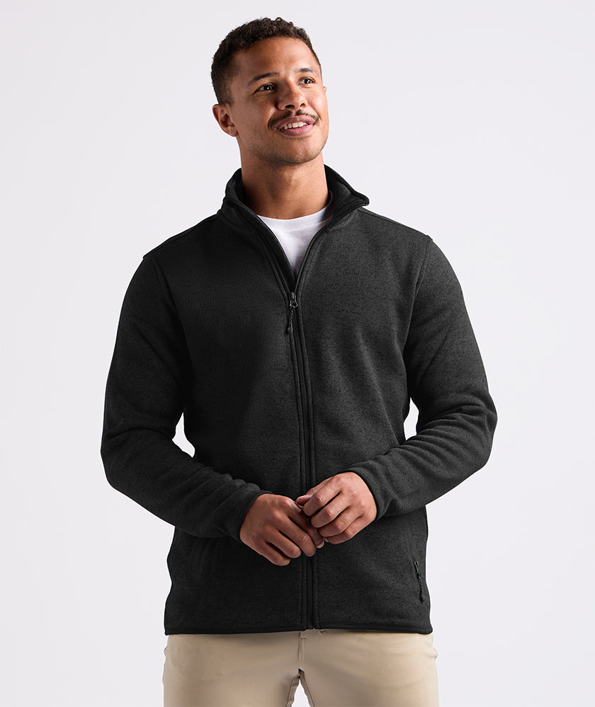 Men's Heathered Fleece Jacket
