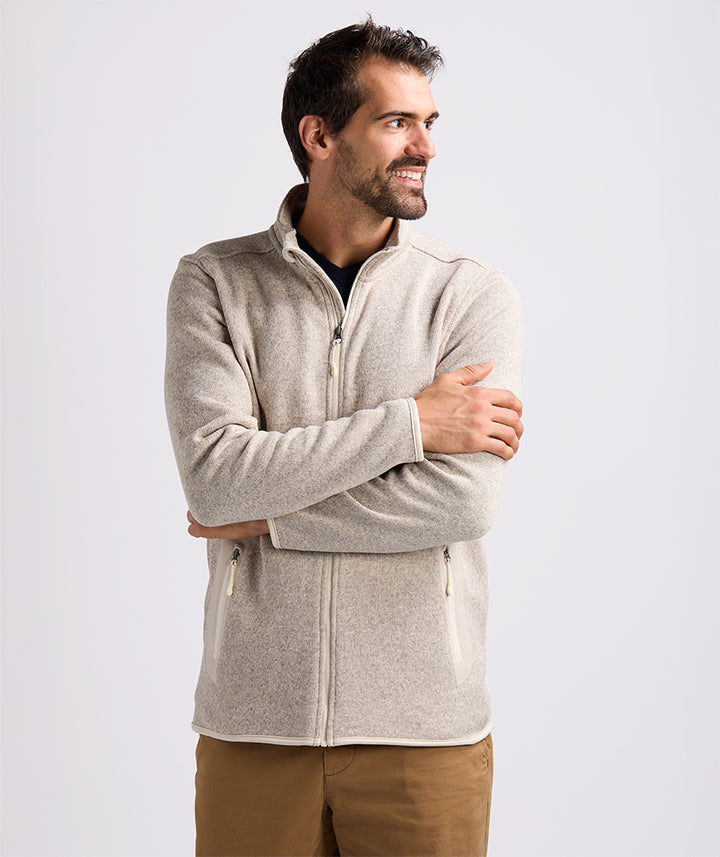 Men's Heathered Fleece Jacket