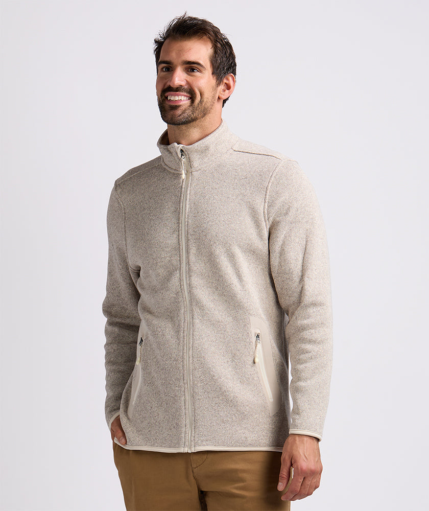 Men's Heathered Fleece Jacket