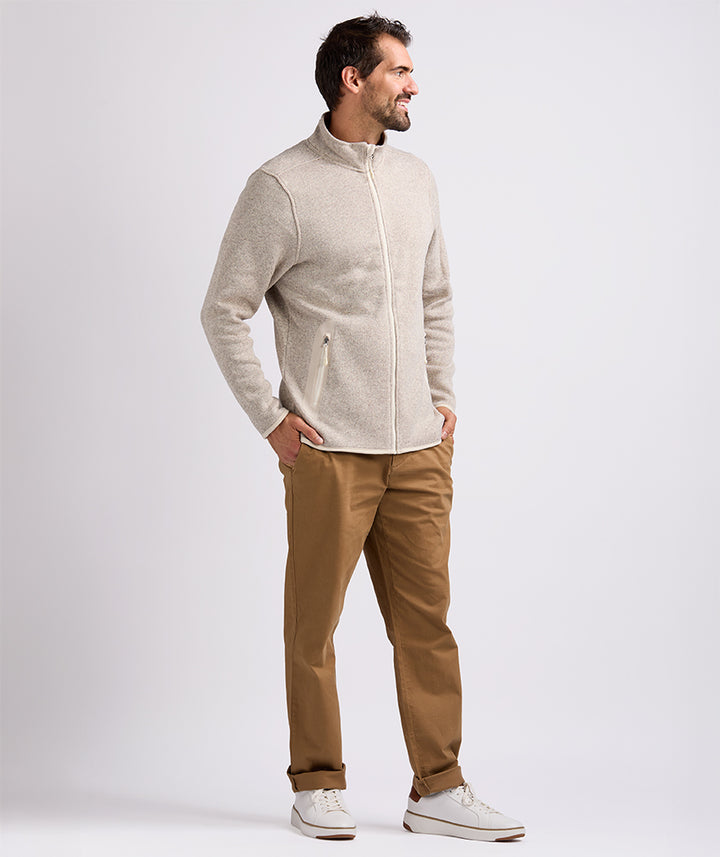Men's Heathered Fleece Jacket