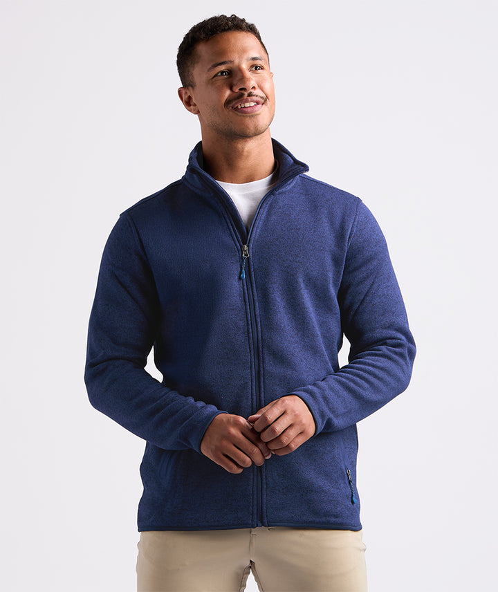 Men's Heathered Fleece Jacket