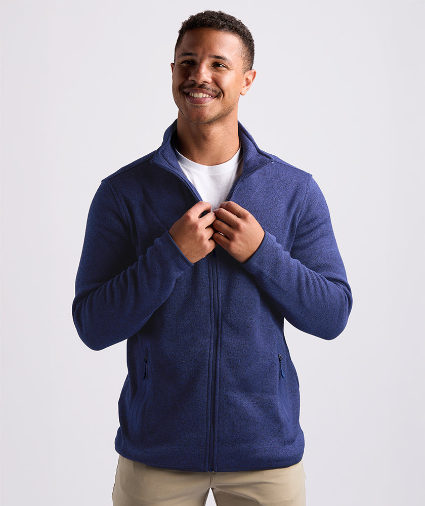Men's Heathered Fleece Jacket