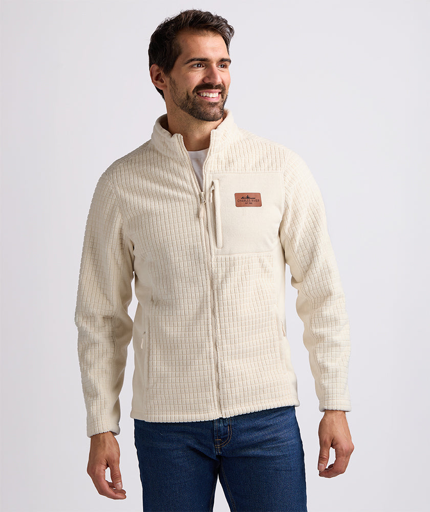 Men's Terrain Textured Fleece Jacket | Charles River