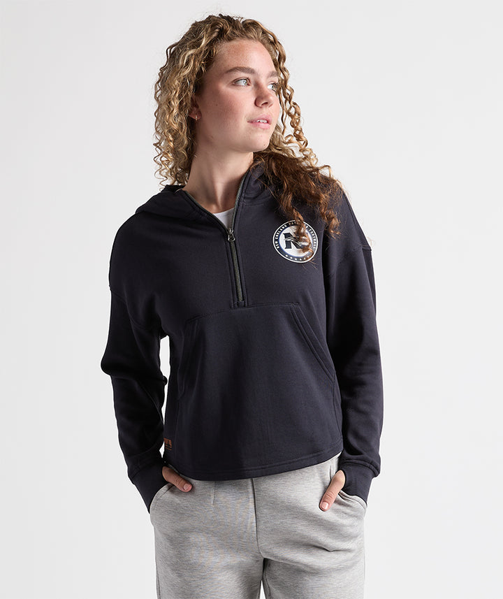 Women's Willow Scallop Hem Hoodie - Patriots Edition