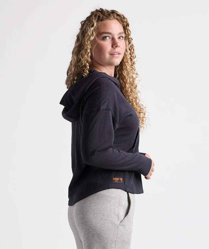 Women's Willow Scallop Hem Hoodie - Patriots Edition