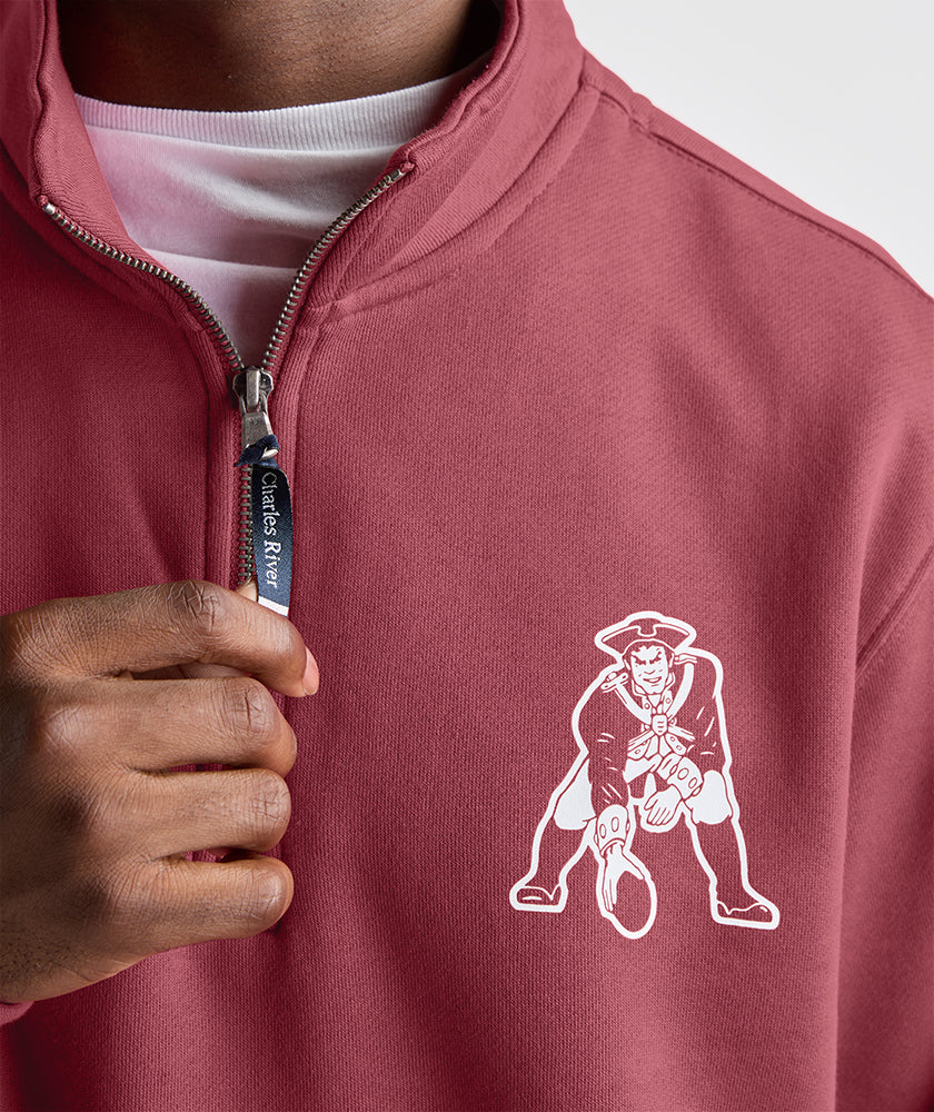 Unisex Crosswind Quarter Zip Sweatshirt - Patriots Edition