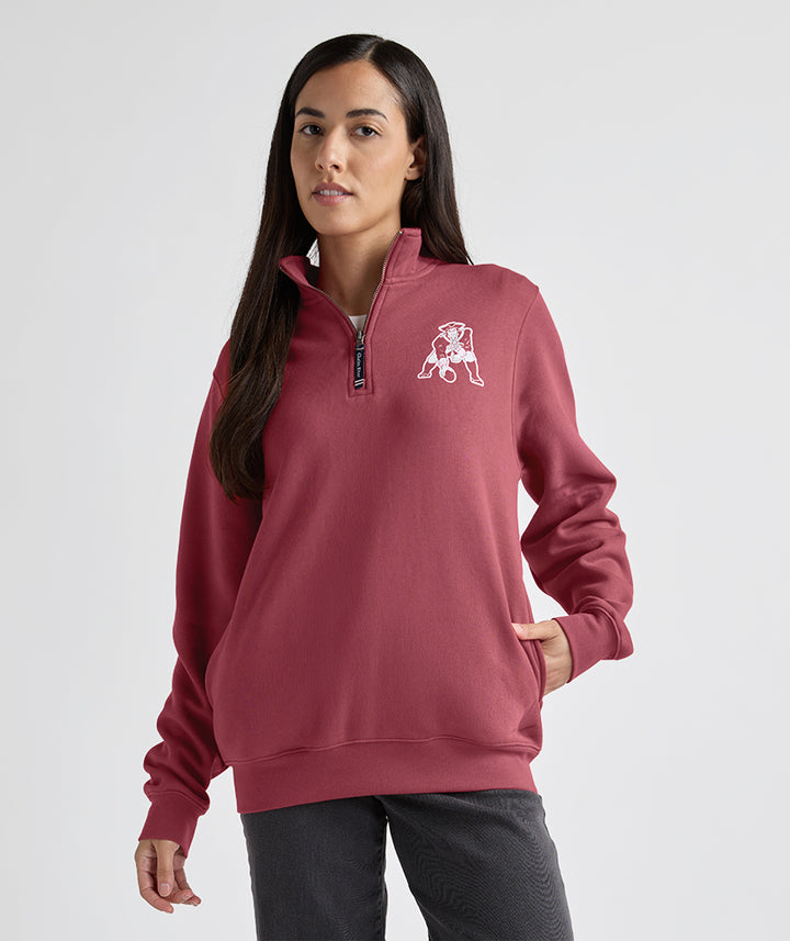 Unisex Crosswind Quarter Zip Sweatshirt - Patriots Edition
