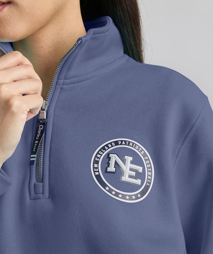 Unisex Crosswind Quarter Zip Sweatshirt - Patriots Edition