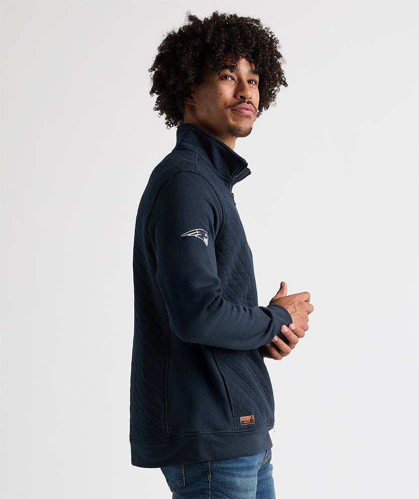 Patriots x Charles River Men's Franconia Quilted Pullover