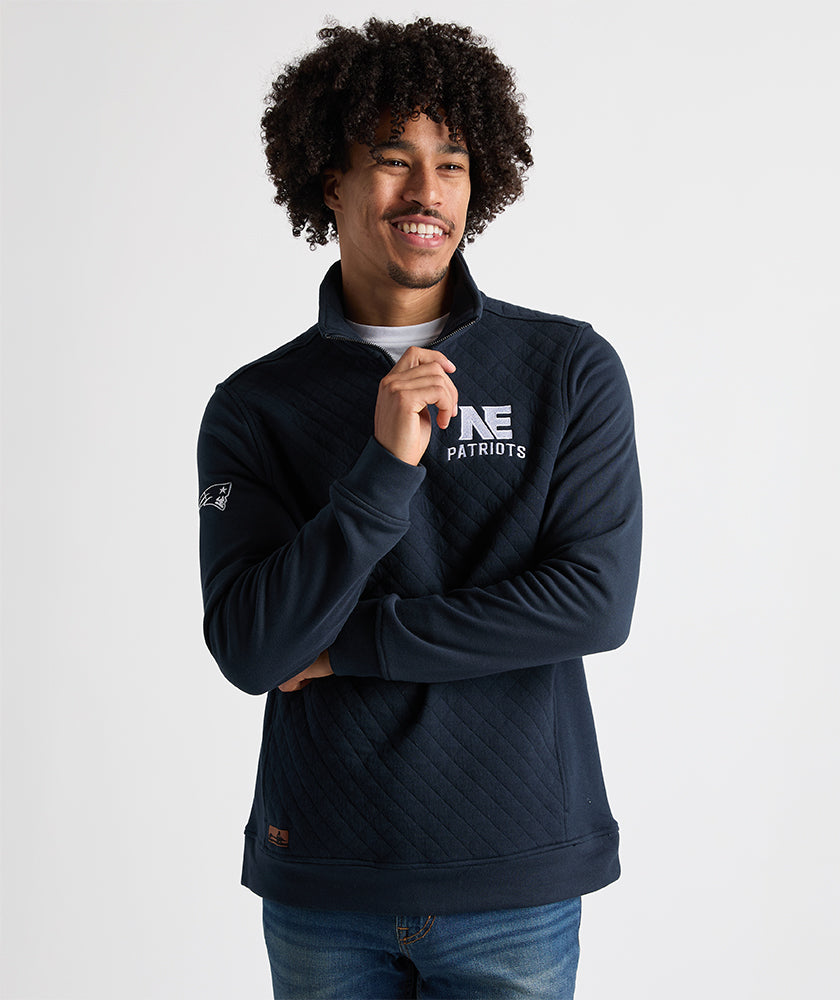 Men's Franconia Quilted Pullover - Patriots Edition