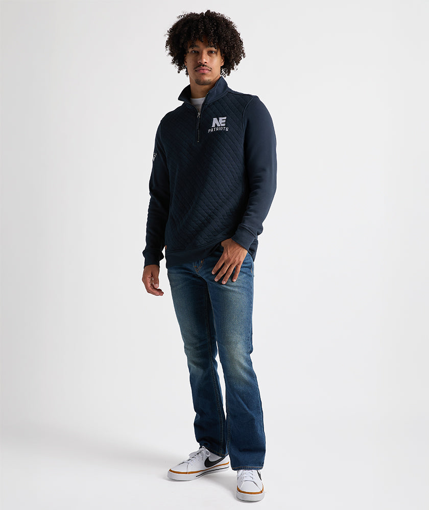 Men's Franconia Quilted Pullover - Patriots Edition